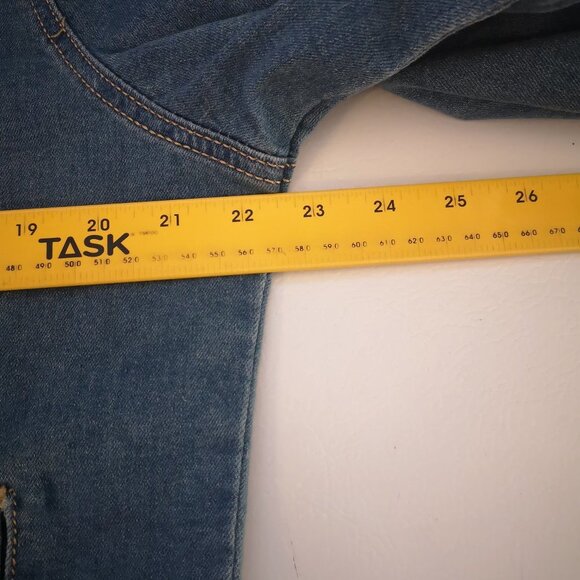 Noroze Men's Button Closure Size Medium Jean Jacket - Picture 10 of 13